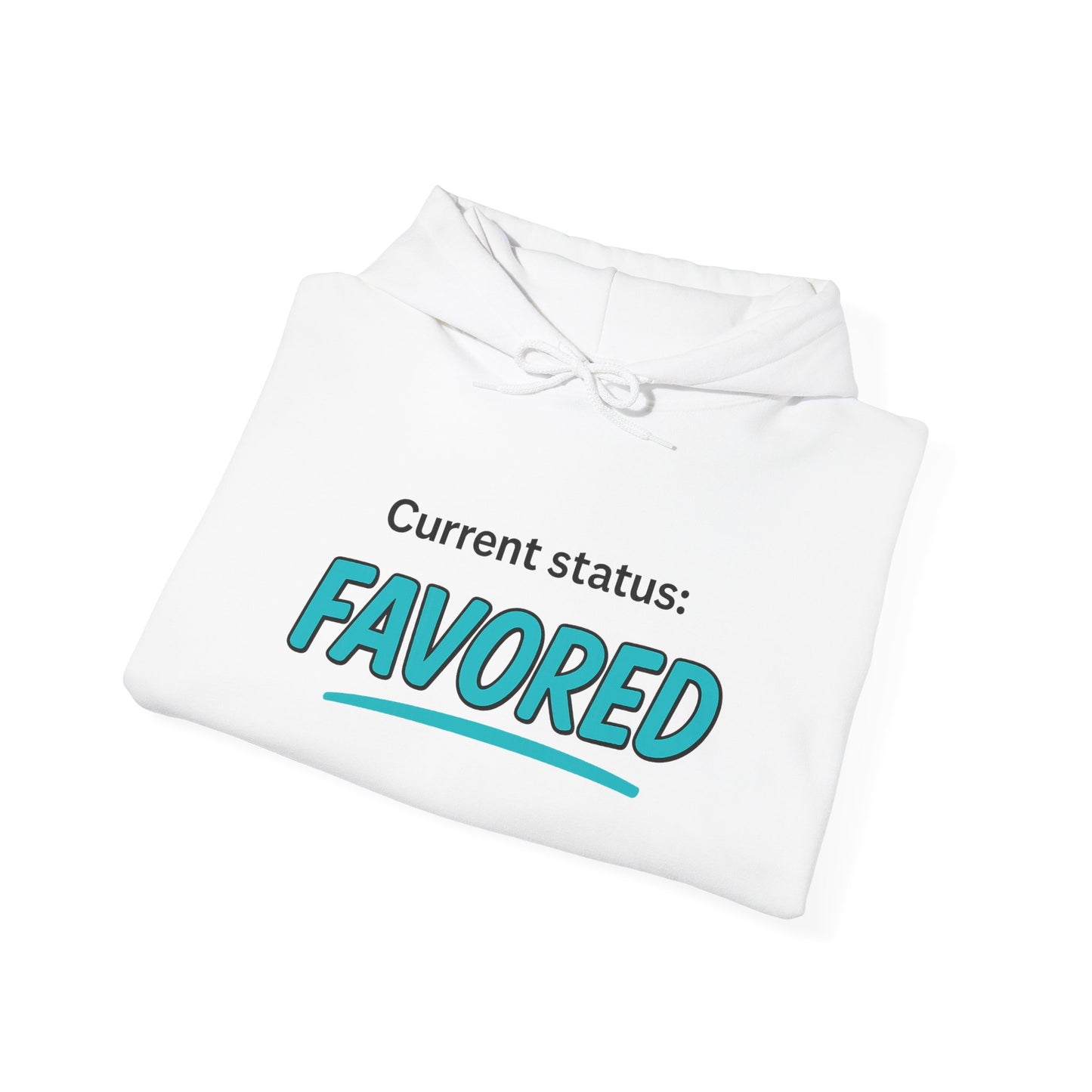 Favored Status Hoodie, Motivational Sweatshirt